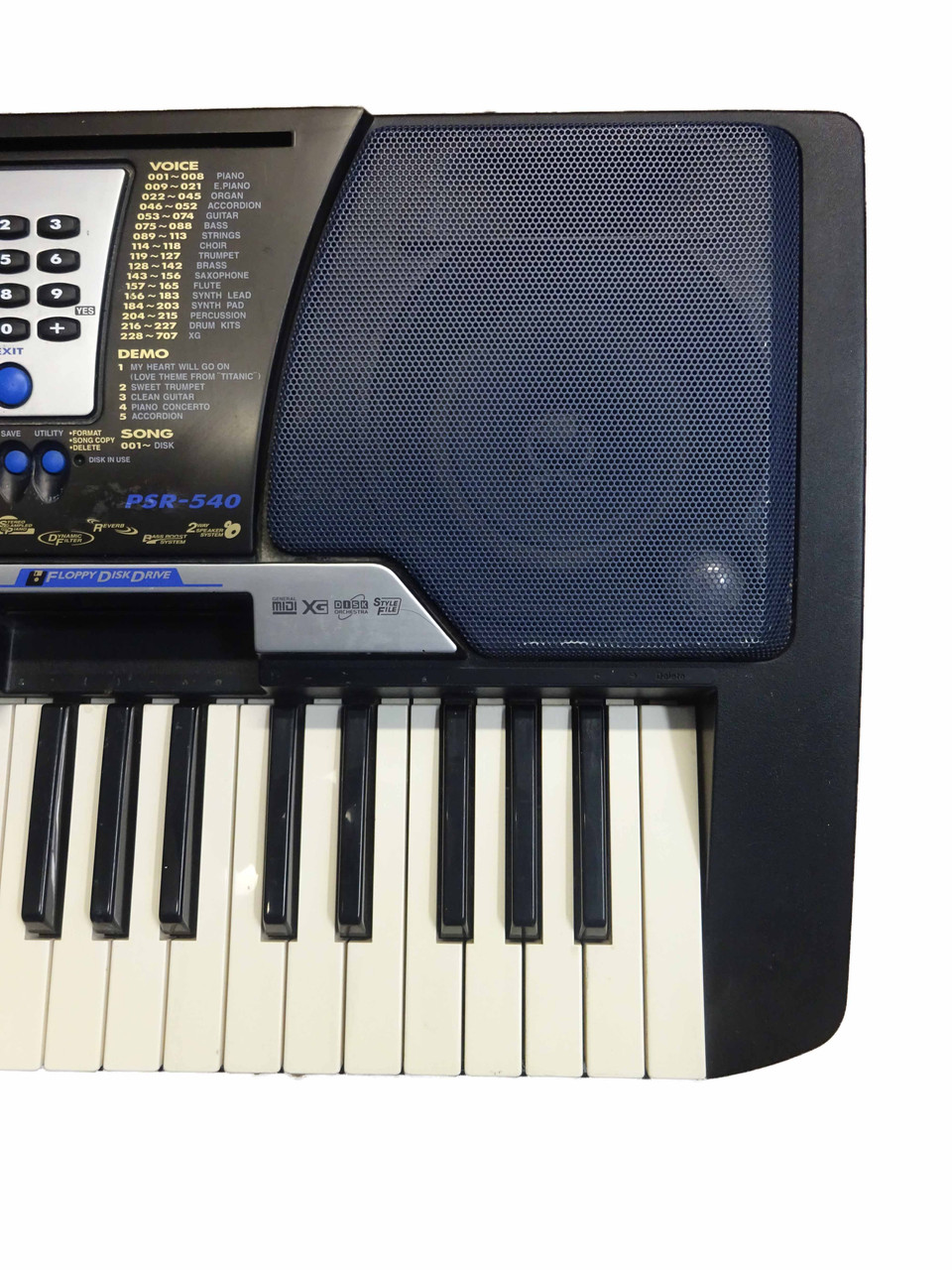 Yamaha PSR-540 The Ultimate Professional Keyboard