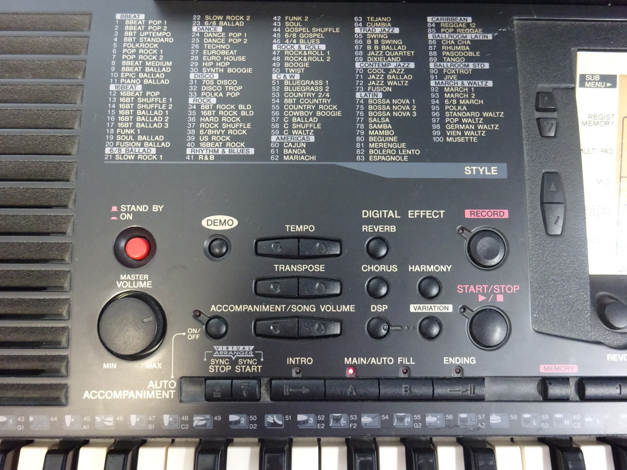 Yamaha PSR-530 Music Workstation