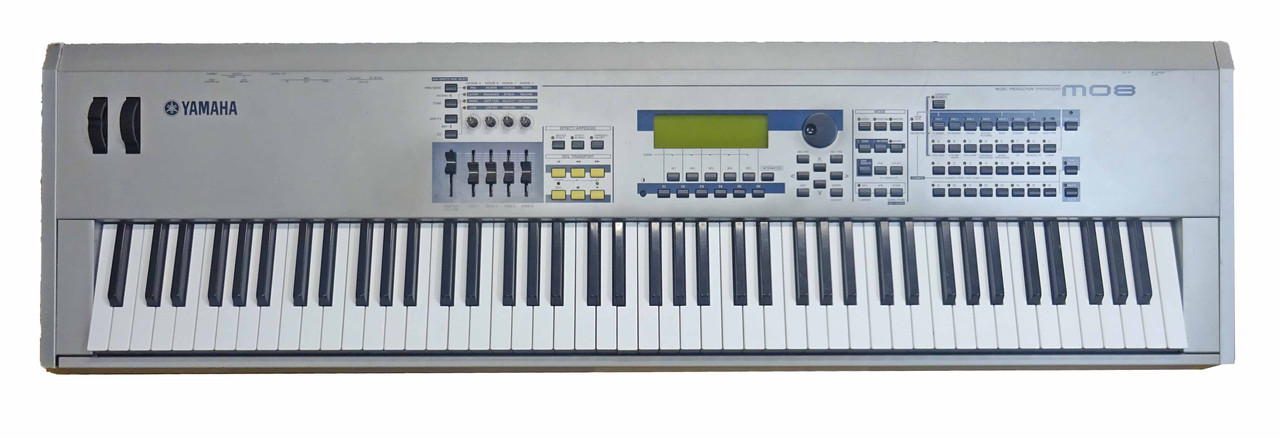 超歓迎格安☆YAMAHA MO8 MUSIC PRODUCTION SYNTHESIZER 88鍵 バランスドハンマー鍵盤 重量21kg MOTIF ES系 ヤマハ シンセサイザー☆手渡しも可 ヤマハ