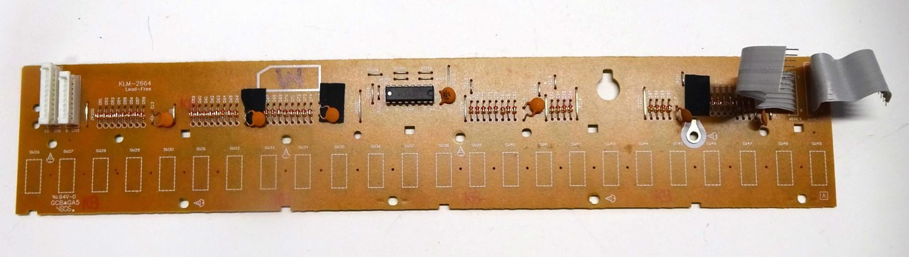 Korg X50 Mid Note Keyboard Contact Board (KLM-2664)