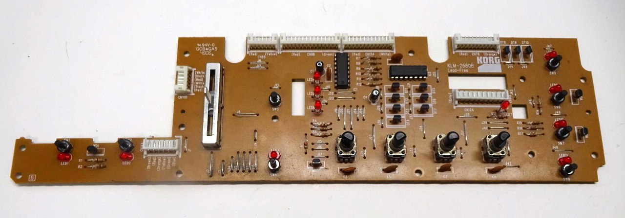 Korg X50 Left panel board (KLM-2680B)