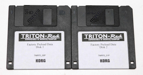 Korg Triton Rack Factory Preload Disks