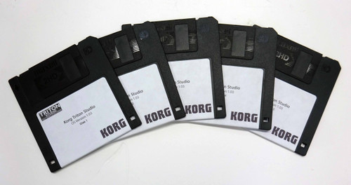 Korg Triton Studio OS Version 1.03 Five Disk set