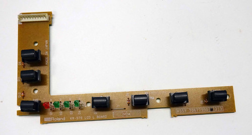 ROLAND KR-770 LCD L Board with Button Caps