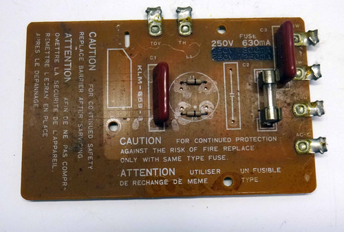 Korg DW-6000/8000 Fuse Board (KLM-659-3)