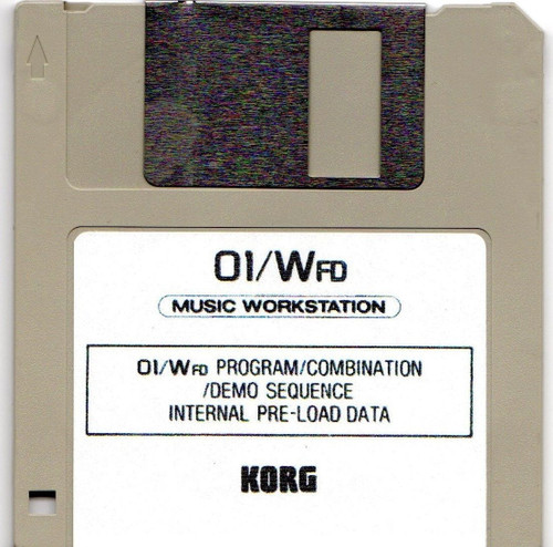 Korg 01/Wfd Preload Disk with Factory Demos