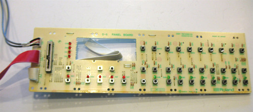 Roland D-5 Panel Board with Cables and Wiring