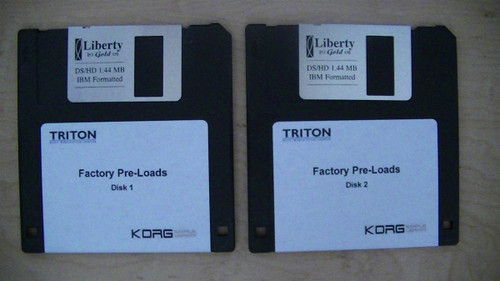 Korg Triton Classic & Pro Factory Preload Disks