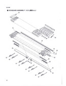 Yamaha CLP-840 Keyboard Assembly