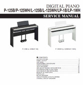 Yamaha P-125 Service Manual