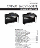 Yamaha CVP601B/601PE Service Manual