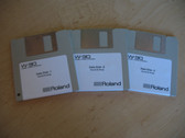 Roland W-30 Original Issue Sound/Demo Disk Set (3 Disks)