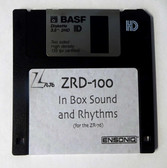 Ensoniq ZR-76 ZRD-100 In Box Sound & Rhythm Disk