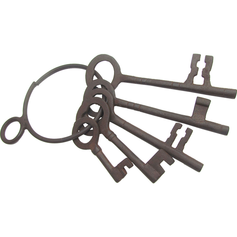 Antiqued Old West Jailer's Keys - ReplicaWeaponry.com
