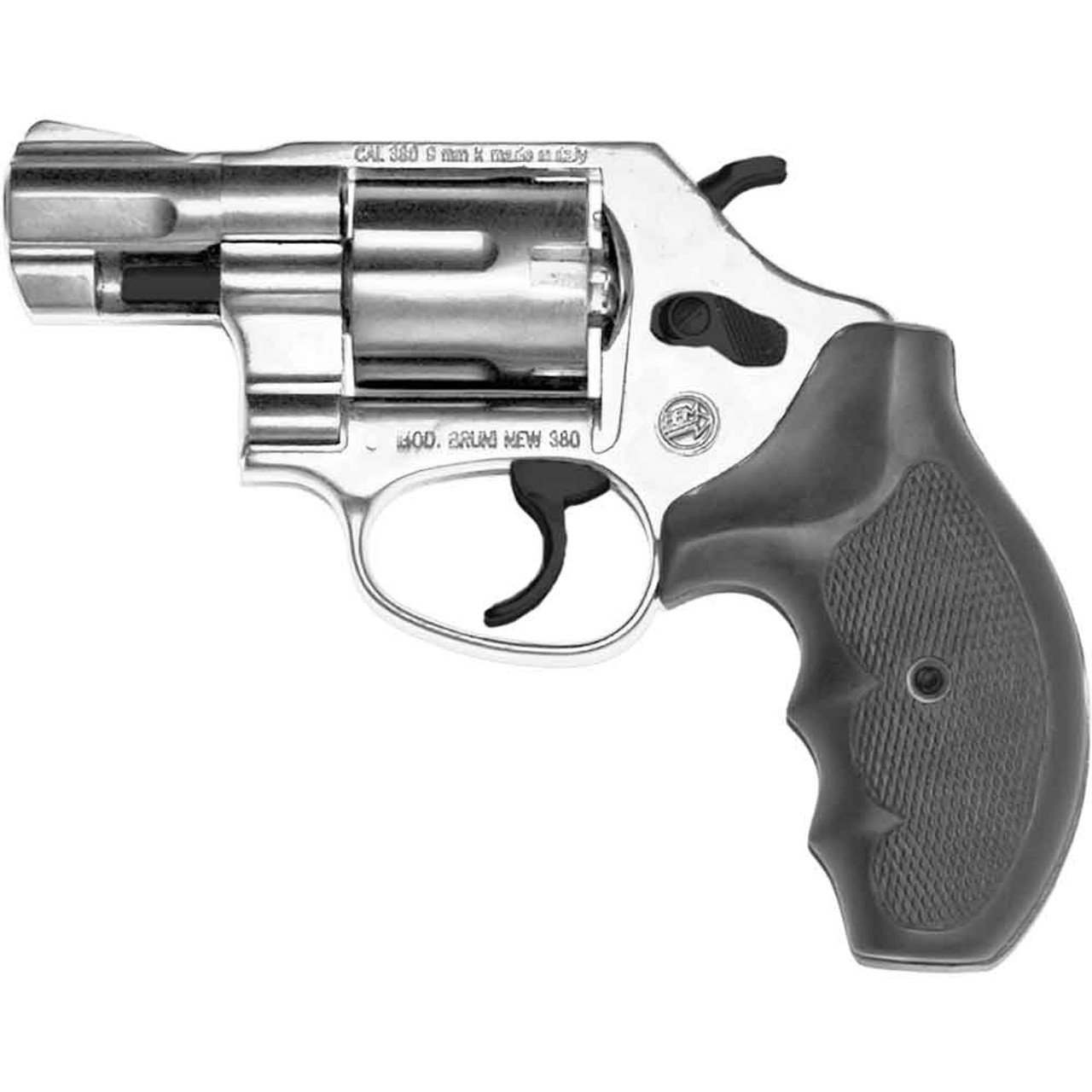 38 Special Blank Firing Replica Revolver 2 Barrel Nickel