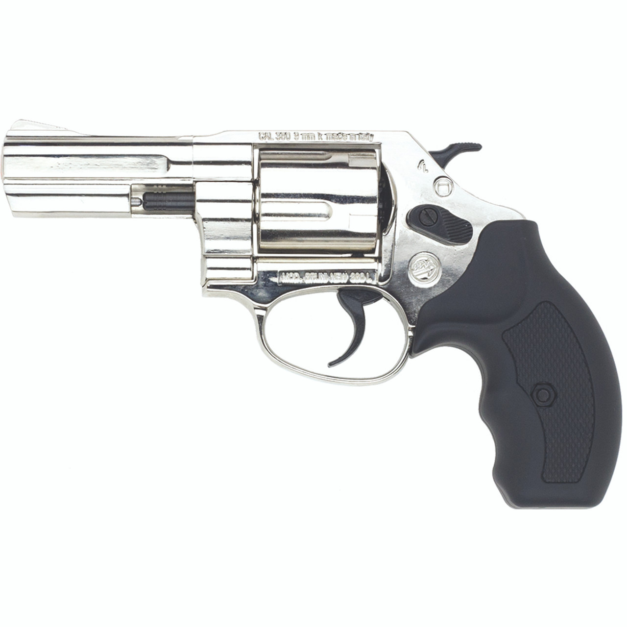 38 Special Blank Firing Replica Revolver 3 Barrel Nickel