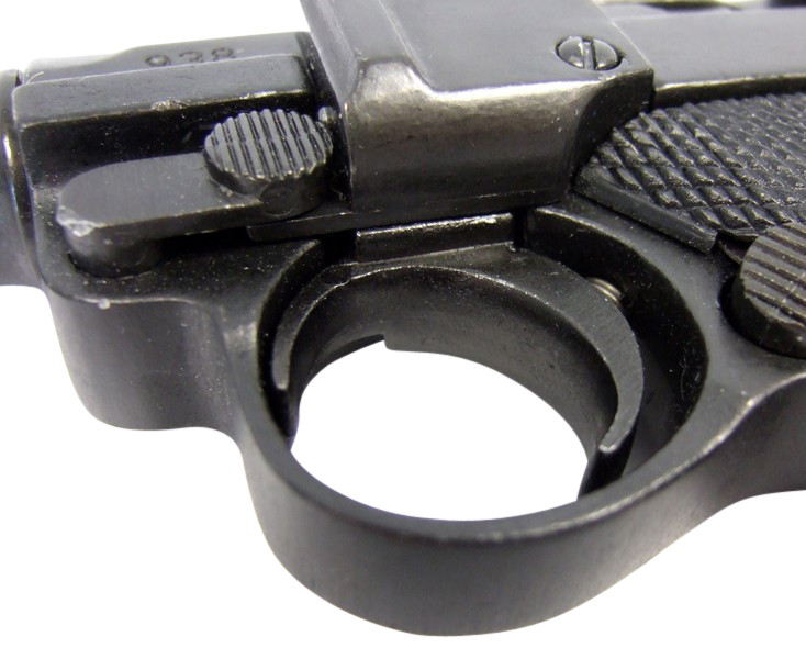 Denix WWII German Luger Parabellum P-08 Replica Pistol Black Grips