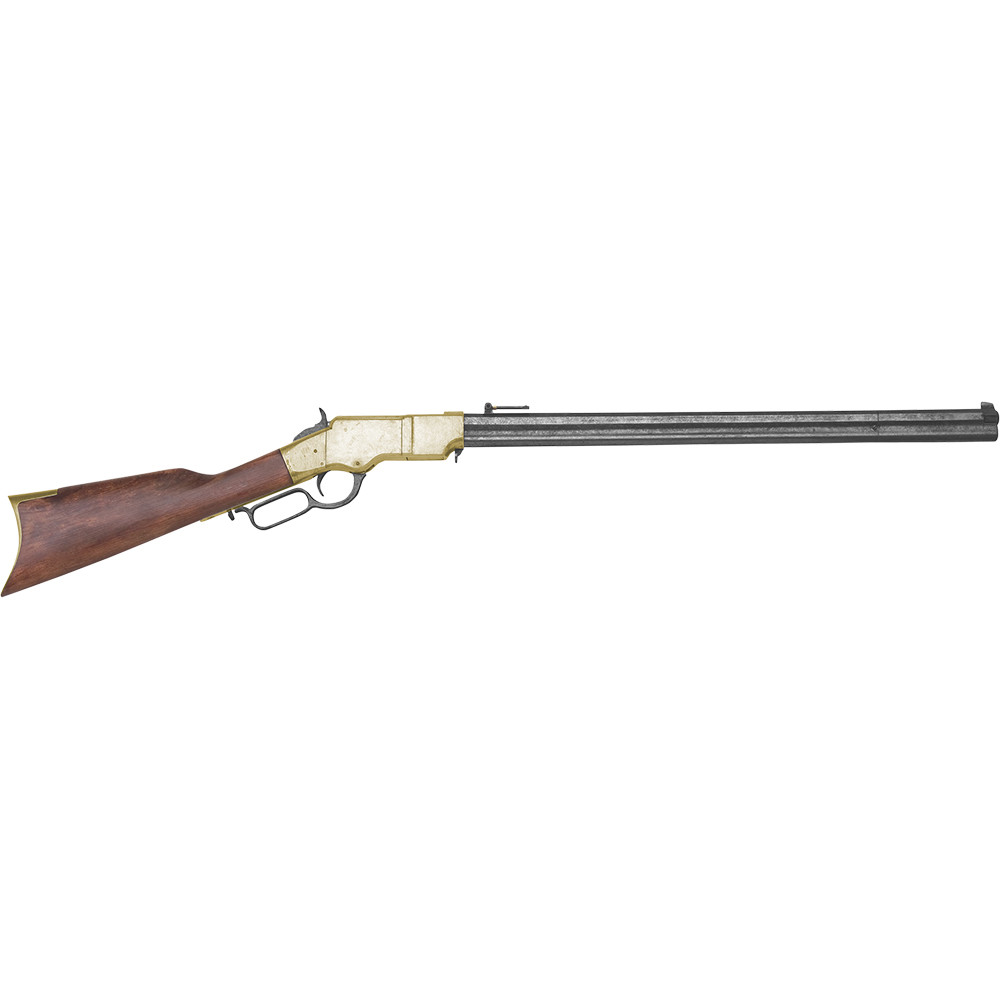 Denix Western M1862 Replica Repeating Rifle - Brass