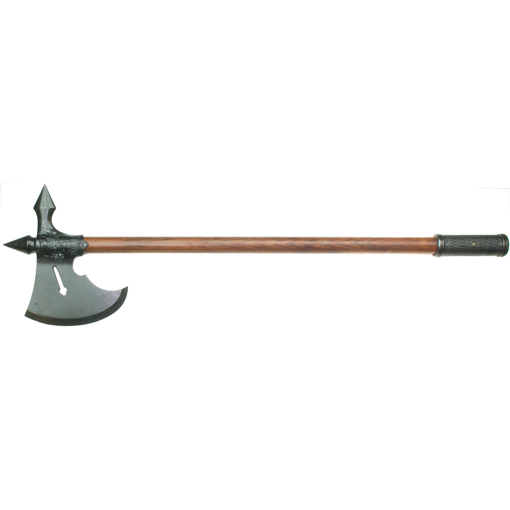 15th Century French Battle Axe - Black Finish - ReplicaWeaponry.com