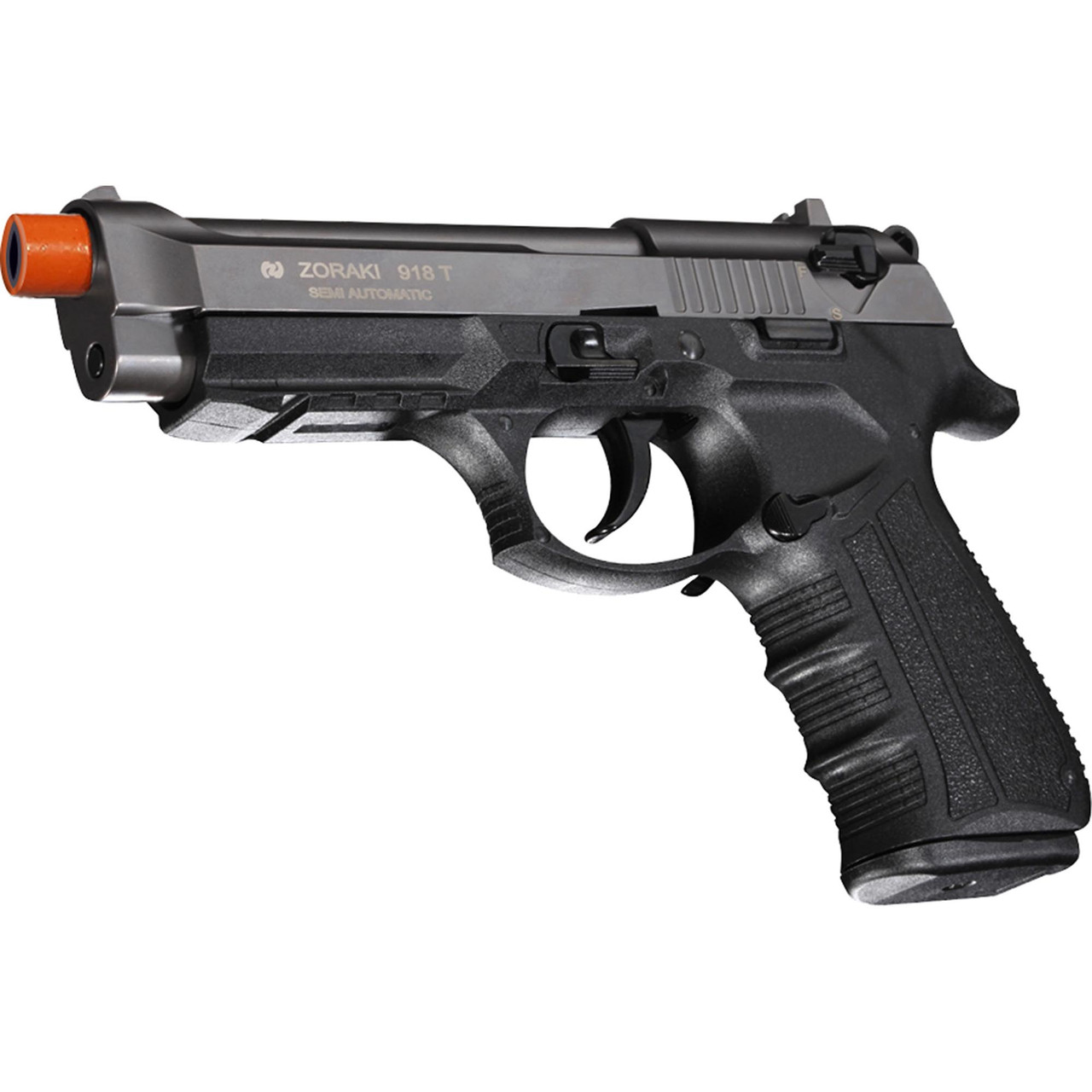 ゴッホ ZORAKI 918 Semi Auto Blank Pistol - Titanium - ReplicaWeaponry.com