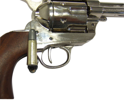 Denix M1873 Colt 45 Peacemaker Fast Draw Replica Cap Gun Nickel