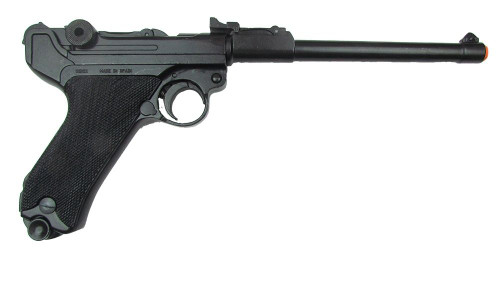 Denix WWII German Artillery Luger P-08 Replica Pistol Black Grips