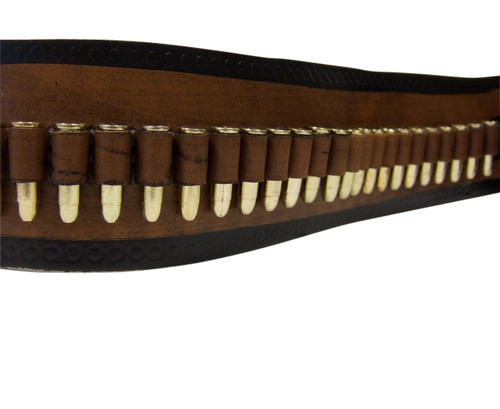 Denix Western Leather Holster with Replica Bullets Alt Image 2