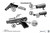 M1911A1 Replica Government 45 Automatic Pistol - Checkered Wood Grips
