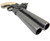 Replica Colonial Double Barrel Flintlock & Faux Ivory Grips Alt Image 6