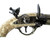 French 18th Century 3 Barrel Flintlock Pistol with Brass Finish Alt Image 3
