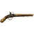 German Replica 17TH Century Flintlock Pistol Non-Firing Gun Brass & Grey Main Image