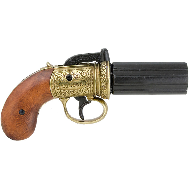 6 Shot Pepperbox Replica Revolver Main  