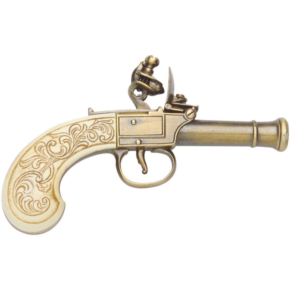 Denix Flintlock Pocket Pistol Replica 18th Century Main Image