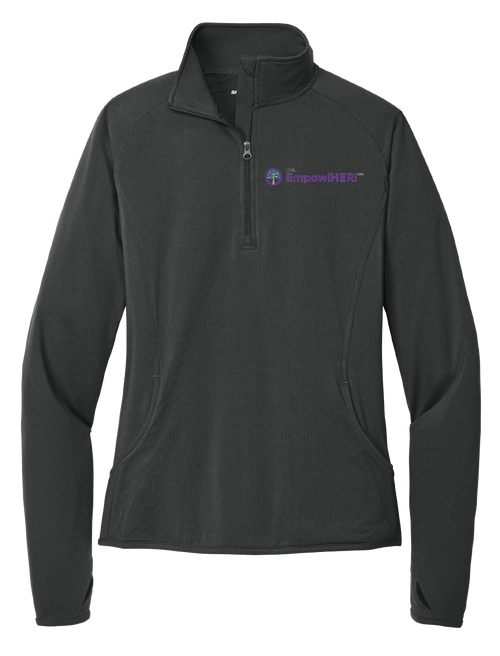 ERG Women's Sport-Tek Sport-Wick Stretch Quarter Zip Pullover