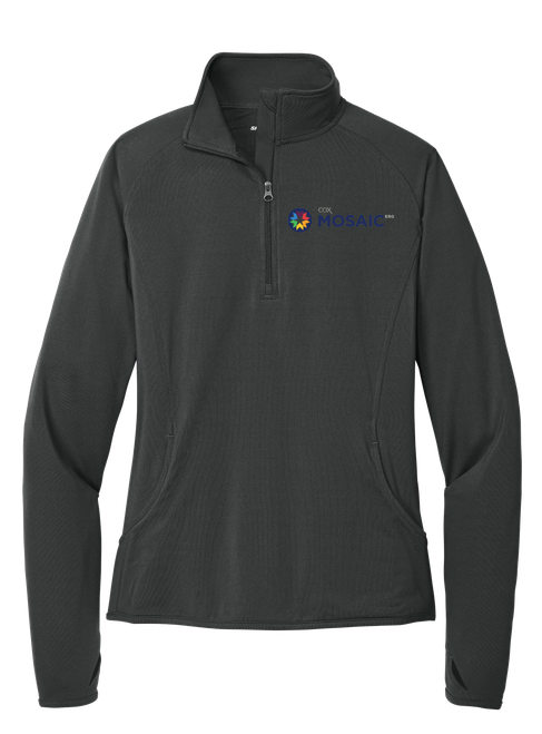 ERG Women's Sport-Tek Sport-Wick Stretch Quarter Zip Pullover