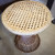 Vintage Rattan Side Table/ Plant Stand