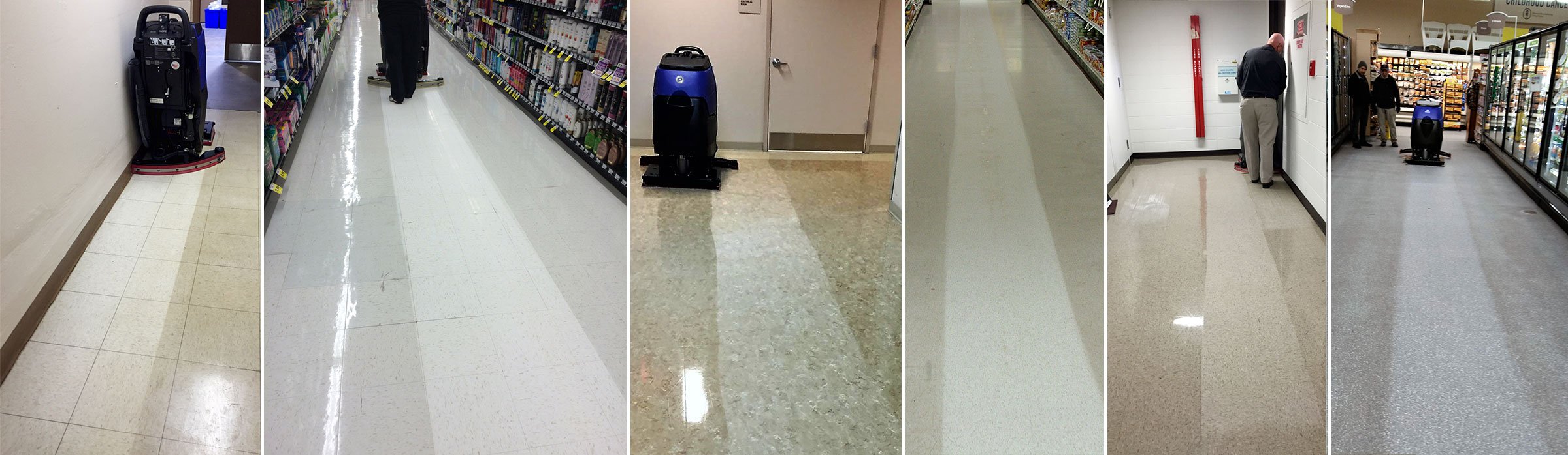 Before and After Results - Orbital Scrubber