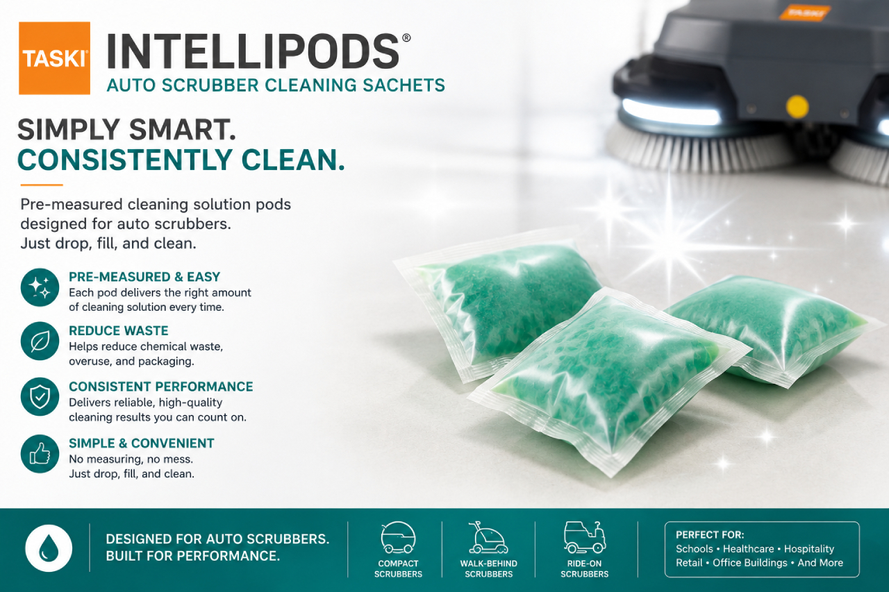 TASKI IntelliPods Auto Scrubber Cleaning Sachets