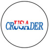 Crusader OEM part 4100 14" Plastic Squeegee (Plain Smooth Blade) - wet/dry vacuum with Crusader USA logo. Factory-direct vacuum parts for HEPA, utility, and backpack vacuums made in the USA.