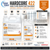 Pioneer Eclipse HardCore 422 Hard Floor Densifying Treatment package-size image showing 2.5 gallon and 1 gallon containers for concrete, terrazzo, cementitious marble, quarry tile, and hard floor densifying programs.