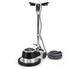Pioneer Eclipse FM commercial low-speed floor maintainer with heavy-duty metal housing, rotary floor deck, adjustable handle, and power cord for stripping, scrubbing, and polishing applications.