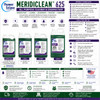 Pioneer Eclipse MeridiClean 625 All Purpose Cleaner & Disinfectant package-size image showing 625DTCQ64, 625D, 625MP, and 625FS containers for disinfecting, cleaning, and deodorizing hard non-porous commercial surfaces.