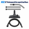  AS2 standard vacuum kit with combination carpet and hard floor tool