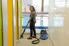 CTB 370NX cordless carpet and hard floor spot cleaner used in restroom and changing room environments