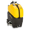 Tornado BDSO 20/21 stand-on rider floor scrubber showing rear profile, solution and recovery tanks, and compact low-profile design