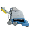 EDIC Supernova self-contained carpet extractor side profile showing detachable power cord and recovery buckets