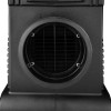 Rear view of XPOWER AP-2500D HEPA air filtration system showing close up of ductable exhaust port