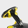 Karcher Commodore Duo steering handle detail with grip and adjustment knob