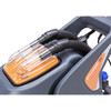 TASKI procarpet 30 commercial carpet extractor in use operator pushing machine in hospitality cleaning environment