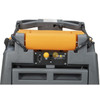 Control lever adjustment on TASKI Balimat 3300 sweeper for brush and height settings